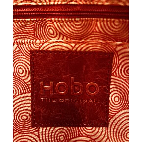 Hobo The Original Leather Crossbody Bag, Red, Triple Zip - Picture 3 of 7